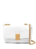 Balmain colourblock shoulder bag - White