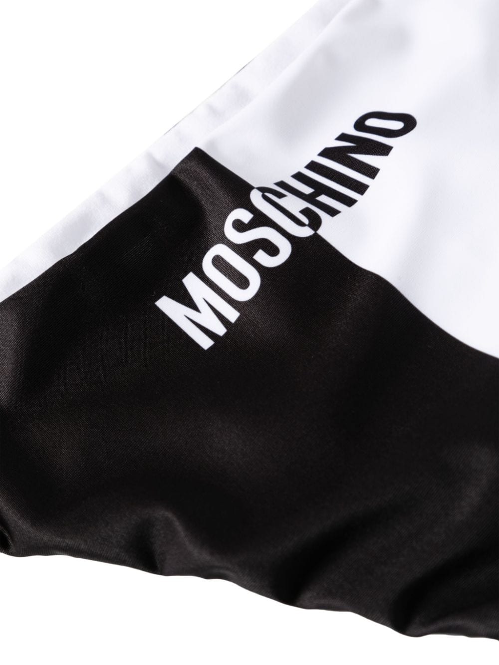 Shop Moschino Logo-print Bikini Bottoms In Black