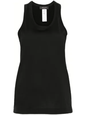The Row Cotton Tank Top | Black | FARFETCH ZA The Row Cotton Tank Top | Black | FARFETCH ZA