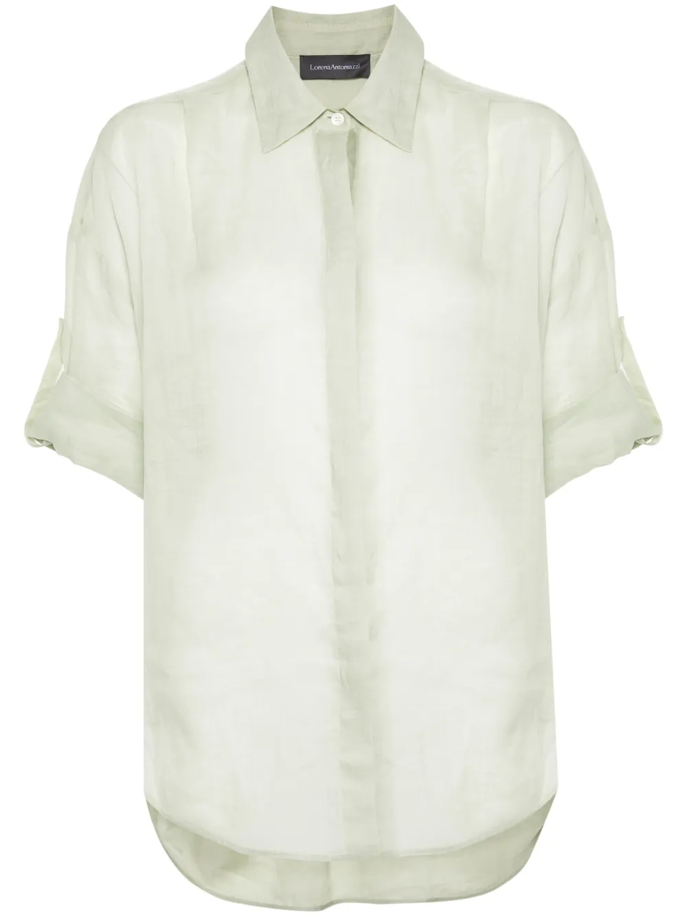 Lorena Antoniazzi Blouse met verstelbare mouwen Groen