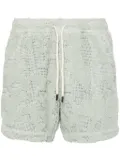 OAS Company Galbanum mid-rise deck shorts - Green