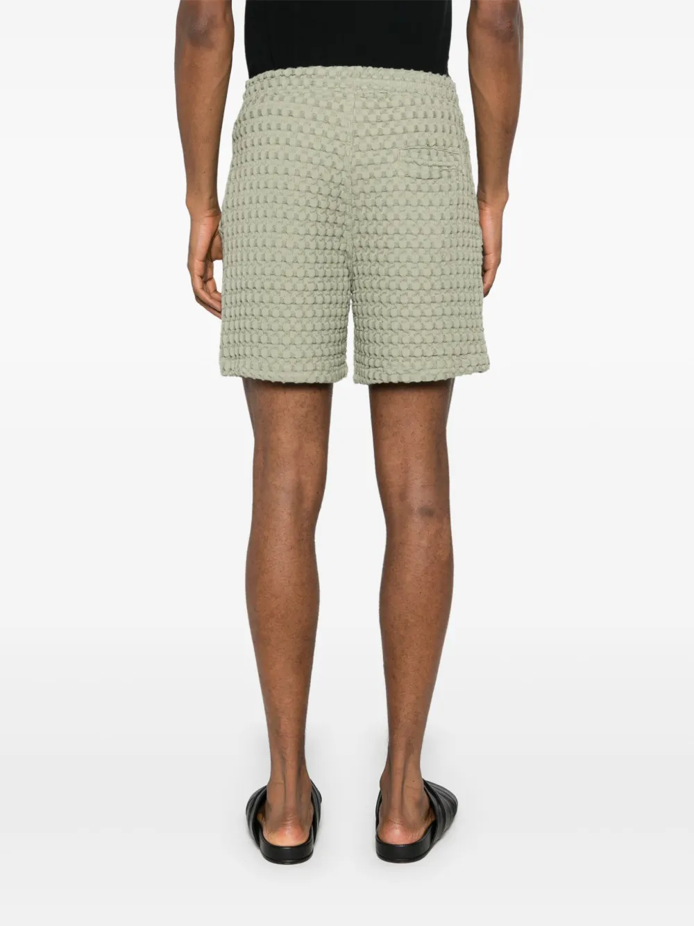 OAS Company Porto mid waist shorts Groen