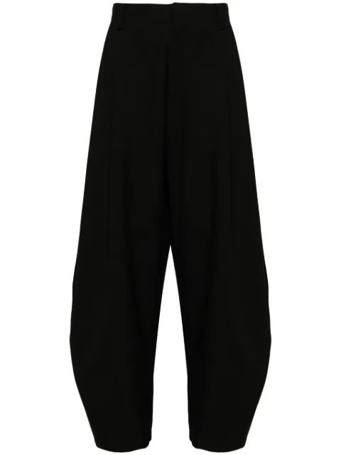 CROQUIS wool-blend tapered trousers 