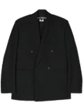 Junya Watanabe unfinished-effect open-back blazer - Black