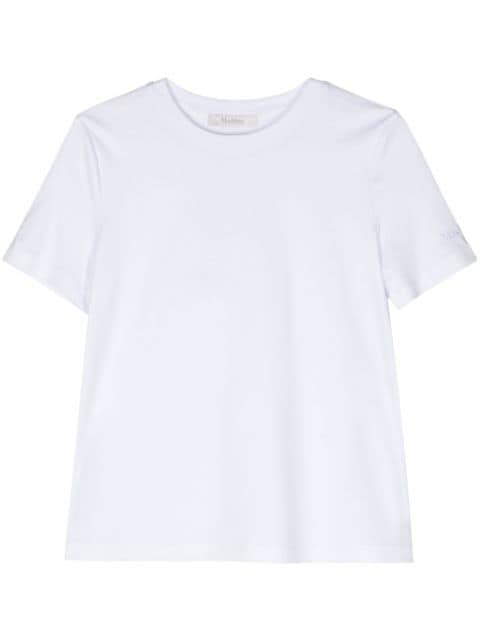 Max Mara logo-embroidered jersey T-shirt