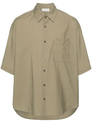 LEMAIRE ショートスリーブ シャツ | グリーン | FARFETCH JP