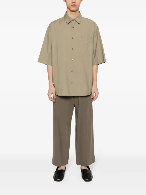 LEMAIRE ショートスリーブ シャツ | グリーン | FARFETCH JP