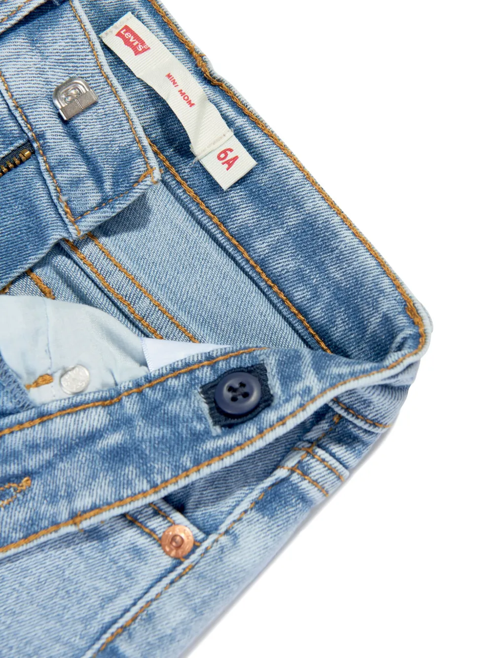 LEVI'S MID-RISE STRAIGHT-LEG JEANS 