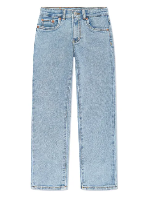 Levi's Kids mid-rise straight-leg jeans