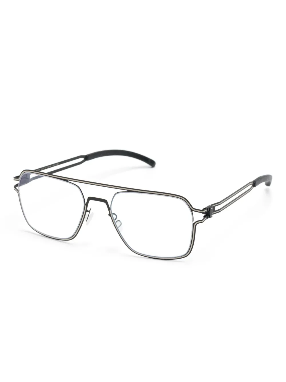 Mykita Jalo bril met vierkant montuur - Zwart