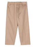 Costumein drawstring cotton trousers - Neutrals