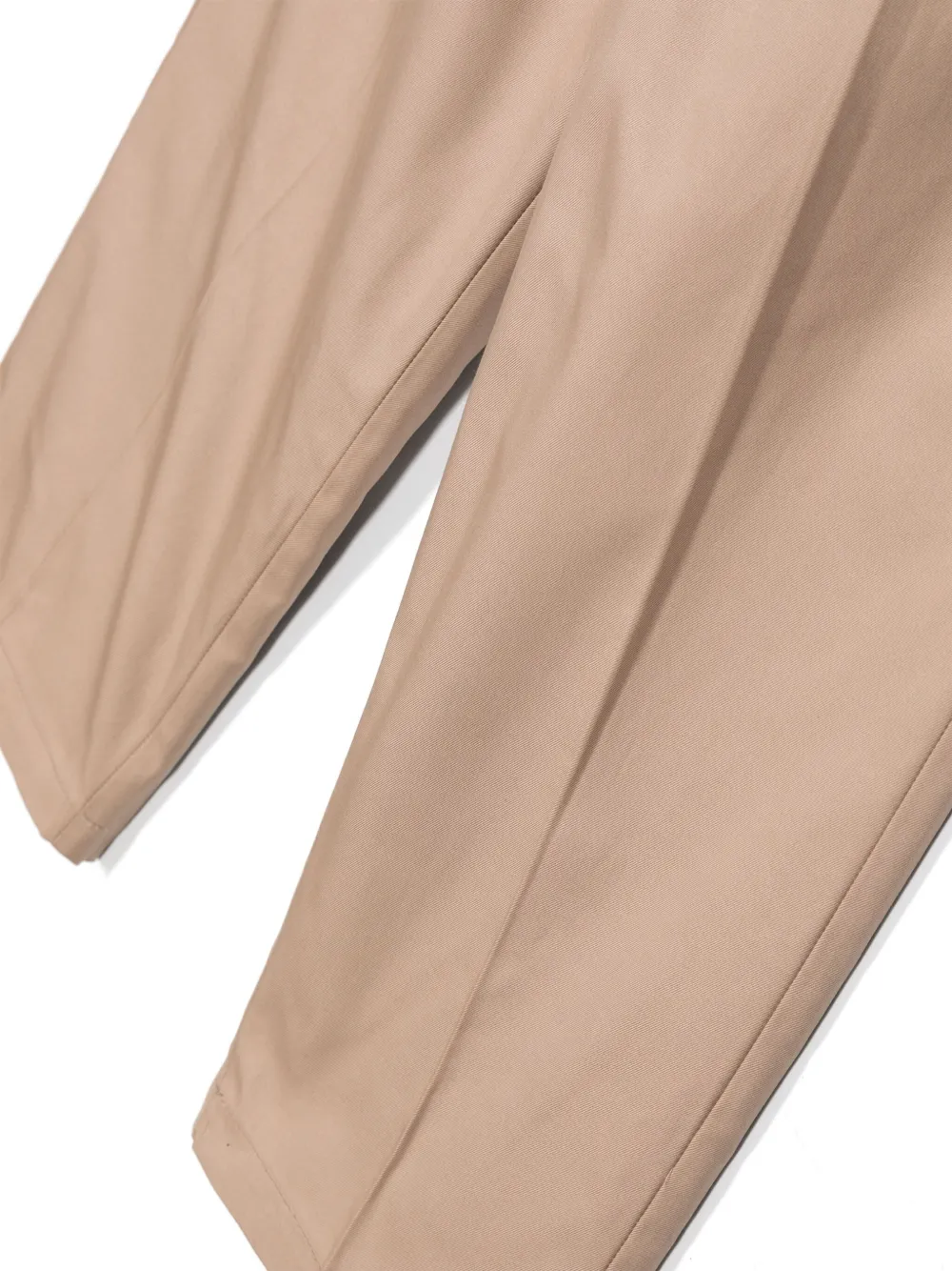 Shop Costumein Drawstring Cotton Trousers In Neutrals