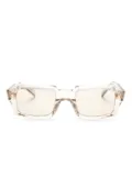 Cutler & Gross 9495 rectangle-frame sunglasses - White