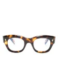 Cutler & Gross 9261 square-frame glasses - Brown