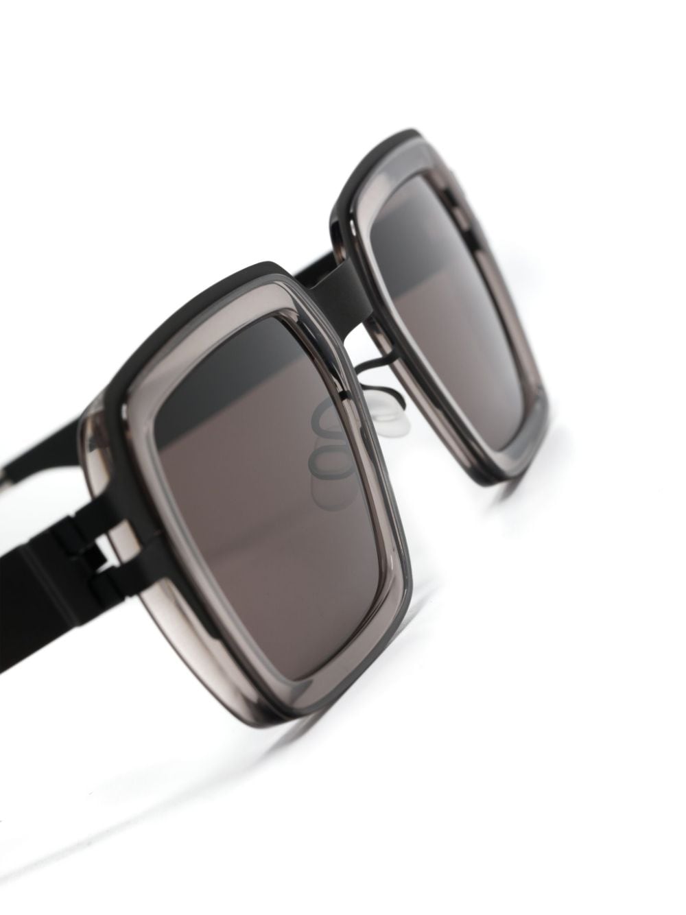 Shop Mykita Lennon Square-frame Sunglasses In Schwarz