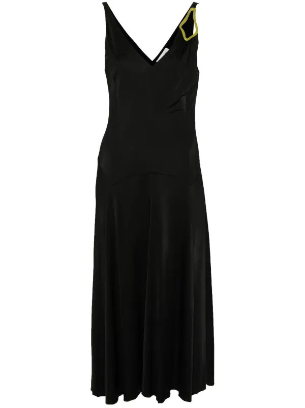 Lanvin Eyelet-detailing Dress in Black
