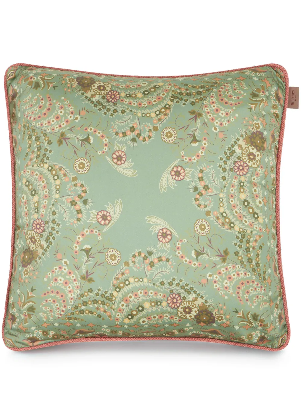 ETRO HOME Cuscino a fiori (45cm x 45cm) - Verde