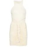 Philosophy Di Lorenzo Serafini draped jersey dress - Neutrals