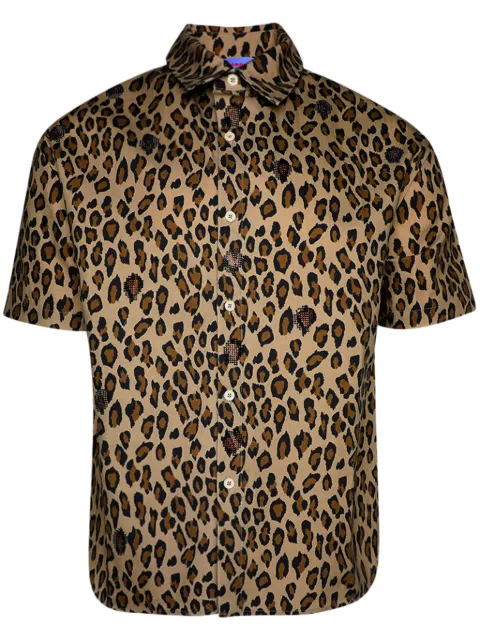 BLUEMARBLE camisa con estampado de leopardo