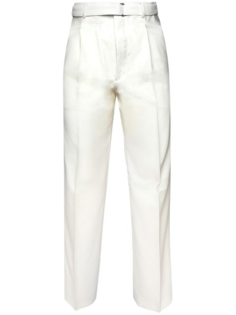 Lanvin x Future belted virgin wool trousers Men