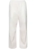 Gucci logo-patch poplin trousers - White