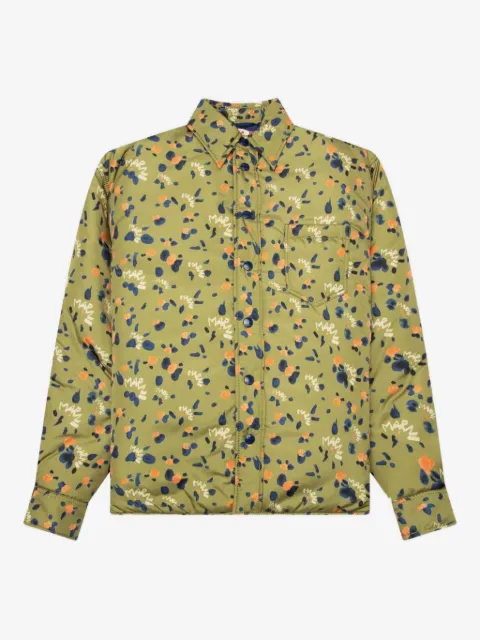 Marni floral-print shirt jacket