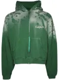 RRR123 Gym Bag zip-up hoodie - Green