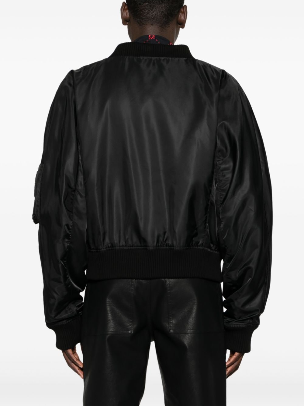 Shop Vivienne Westwood Earl Bomber Jacket In Black