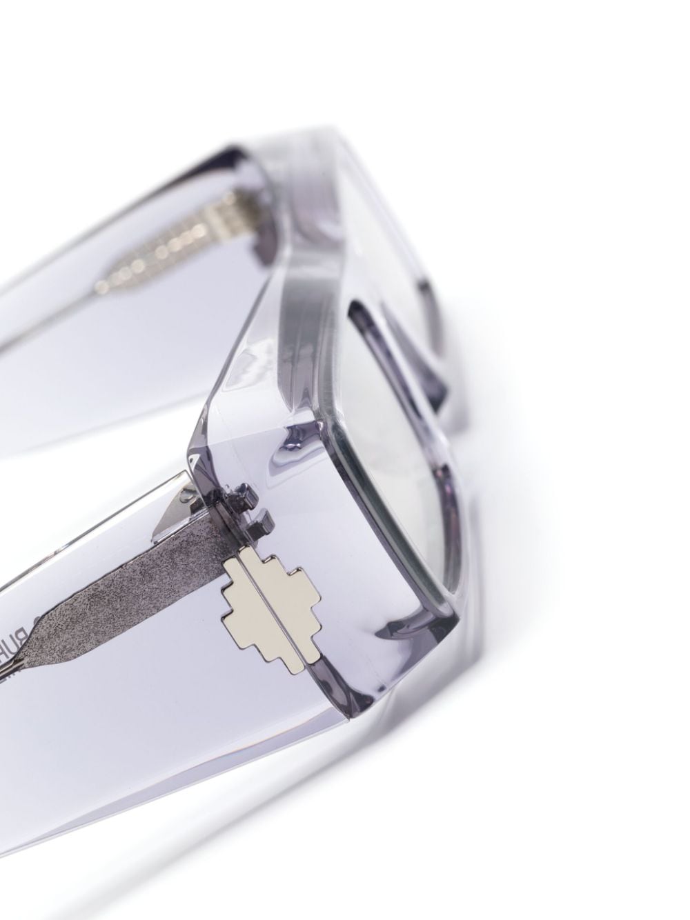 Shop Marcelo Burlon County Of Milan Maqui Rectangle-frame Sunglasses In Grau