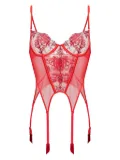 Kiki de Montparnasse Dominique lace bodysuit - Red