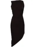 Philosophy Di Lorenzo Serafini pleated asymmetric midi dress - Brown