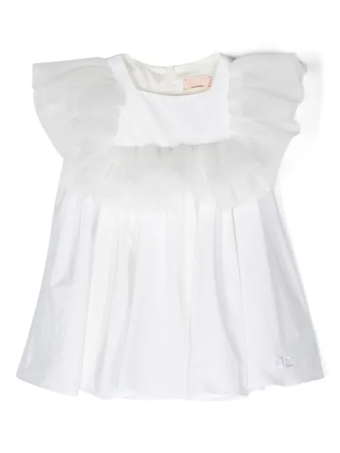 Elisabetta Franchi La Mia Bambina ruffle-trim flared dress