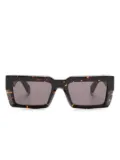 Off-White Eyewear Moberly rectangle-frame sunglasses - Brown