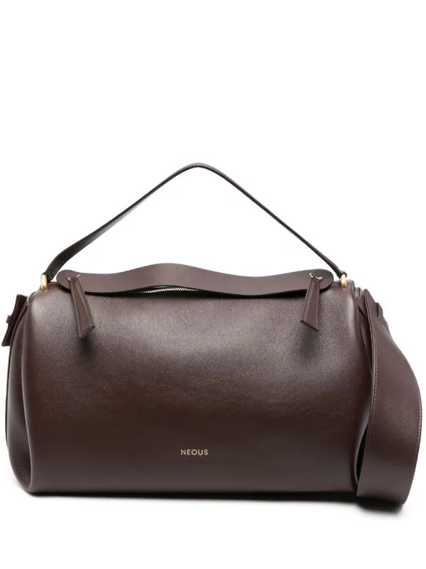 Neous Scorpius Leather Tote Bag in Brown