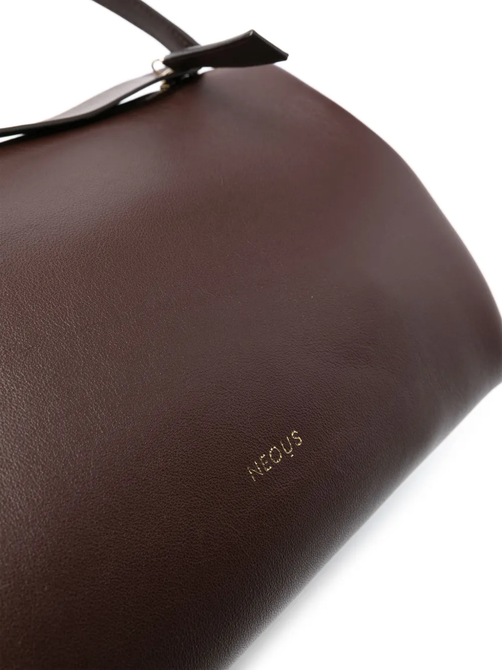 Neous Scorpius Leather Tote Bag In Brown