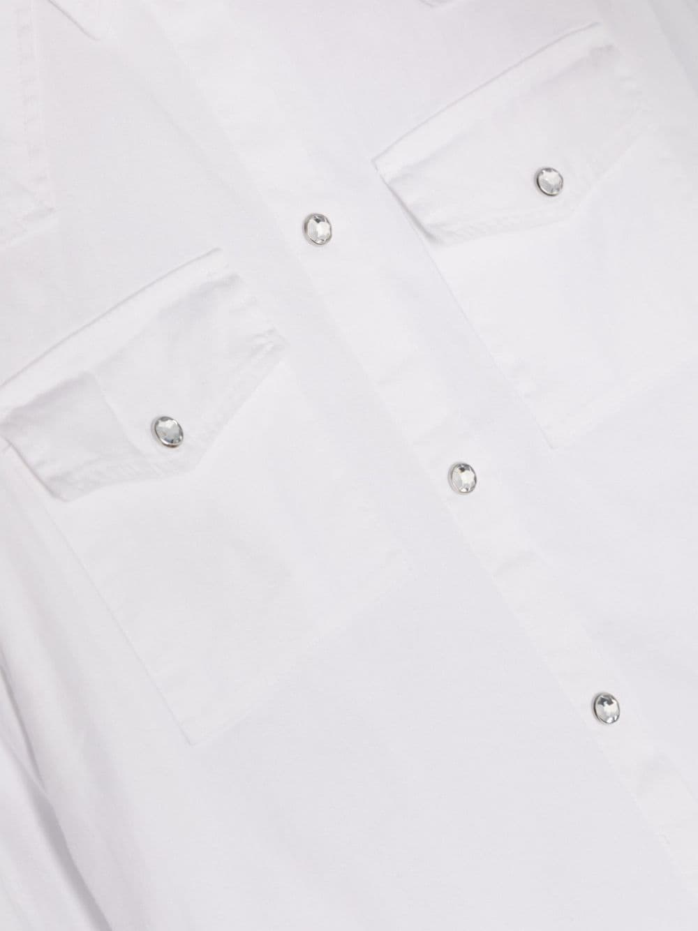 Shop Dondup Yoke-design Shirt In White