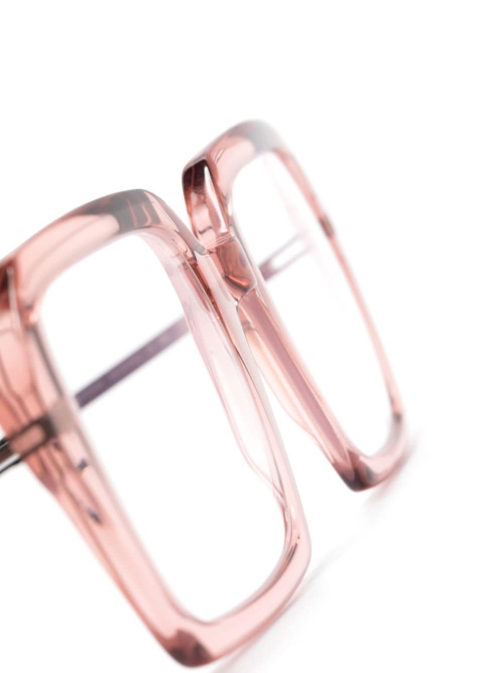 Shop Mykita Vanilla Square-frame Glasses In Pink