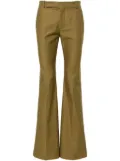 Ludovic de Saint Sernin Bum tailored flared trousers - Green