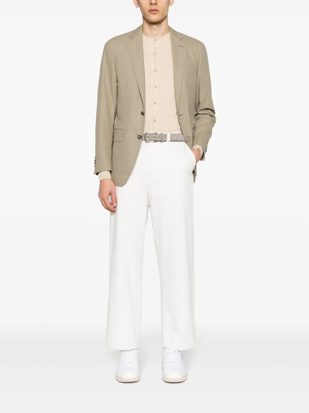extreme cashmere N°332 Little Bit gebreid vest - Beige