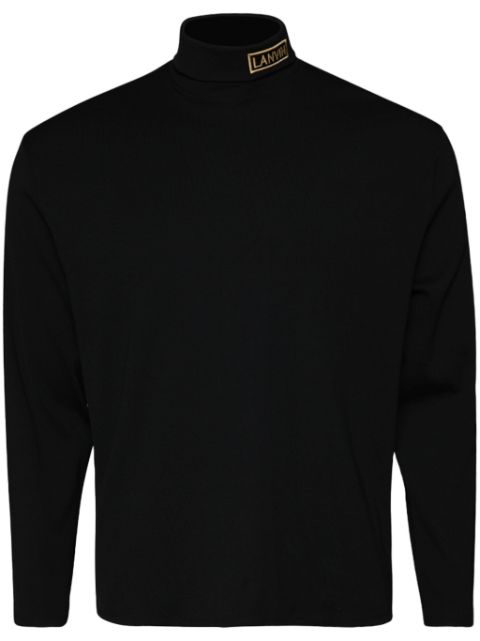 Lanvin x Future logo-appliqué cotton jumper 