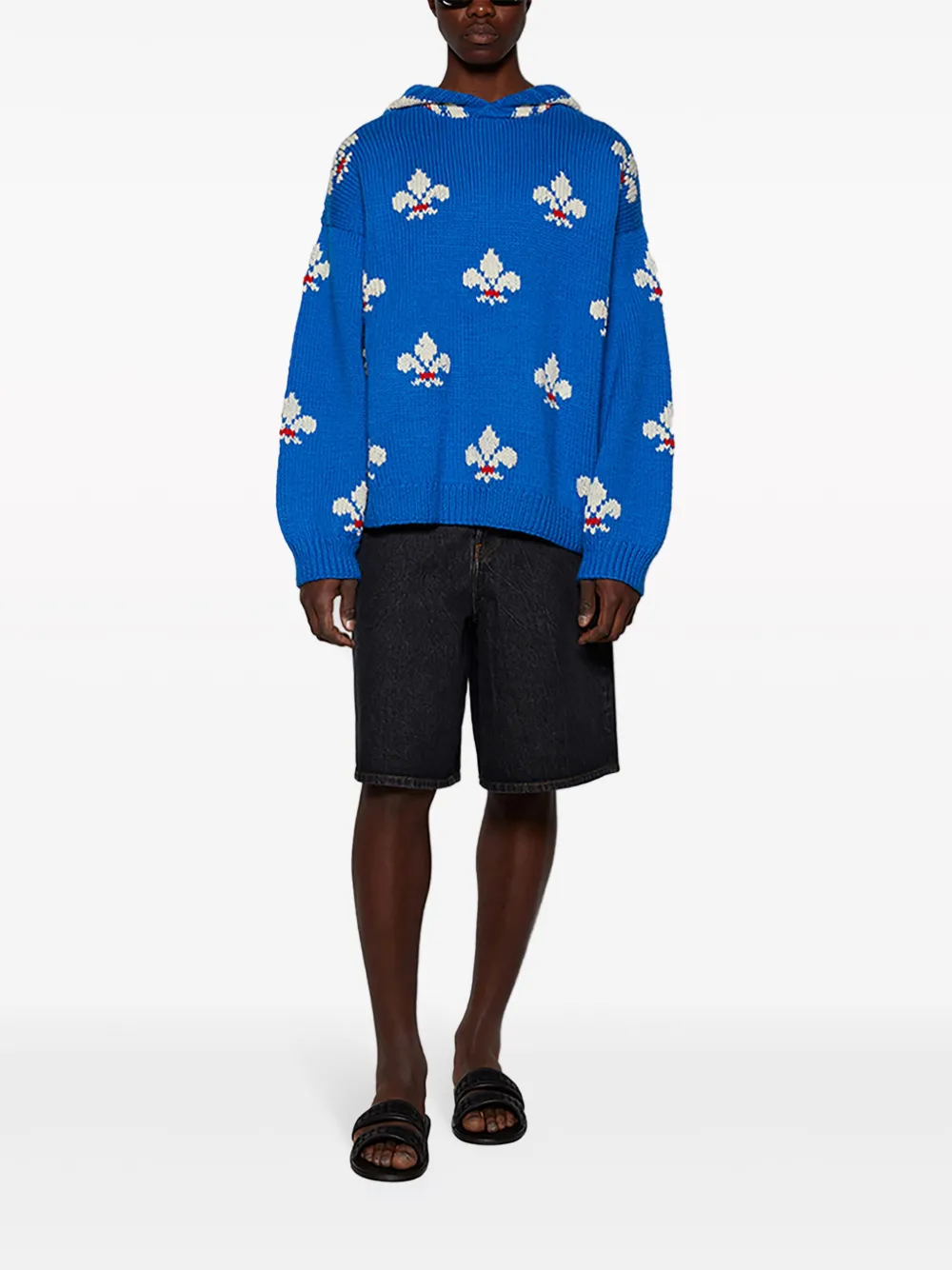 BODE Fleur-de-Lis knitted hoodie | Hoodies | Image 2