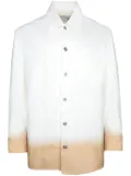 Lanvin gradient-effect drop-shoulder shirt - White