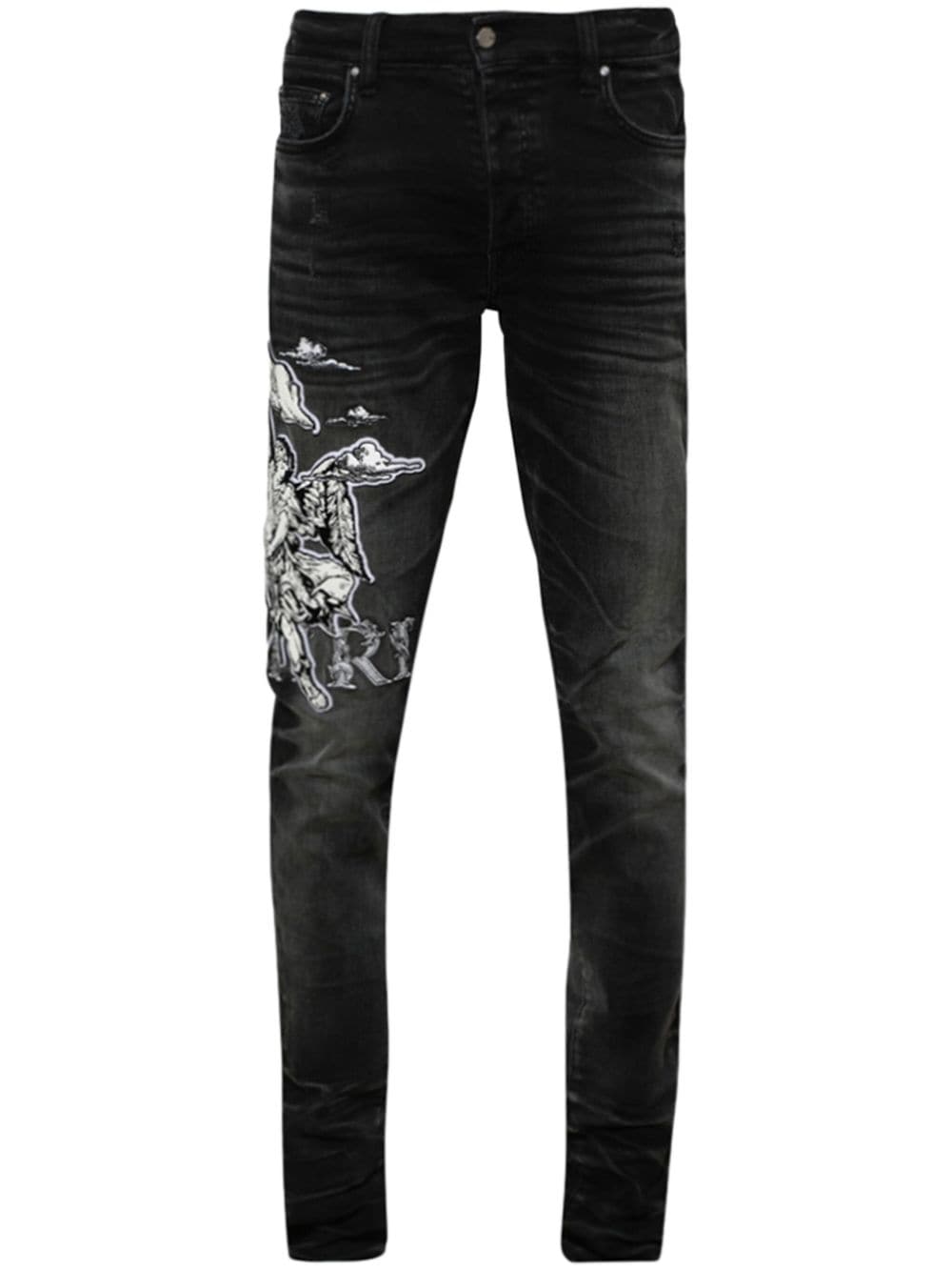 AMIRI Slim-fit jeans Zwart