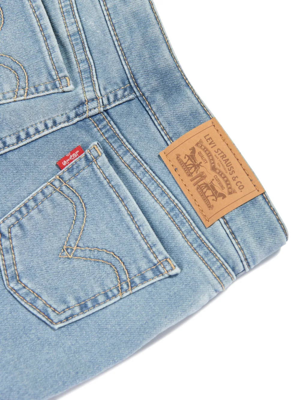 Levi's Kids Spijkershorts Blauw