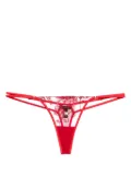 Kiki de Montparnasse Dominique lace thong - Red