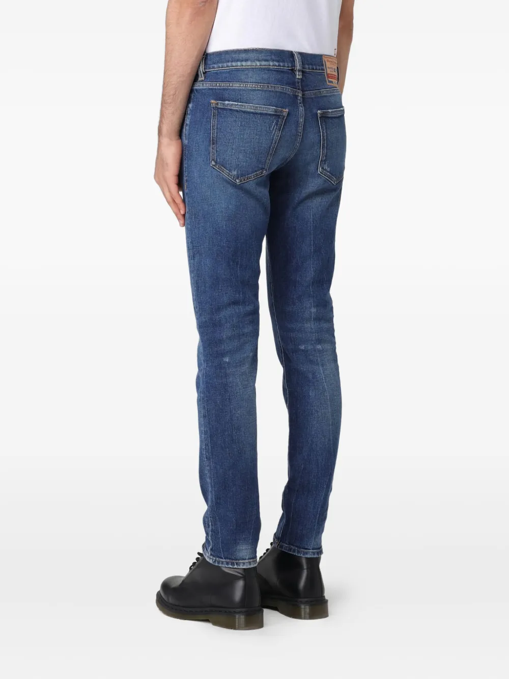 Diesel Gerafelde jeans - Blauw