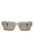 Off-White Eyewear Moberly rectangle-frame sunglasses - Green