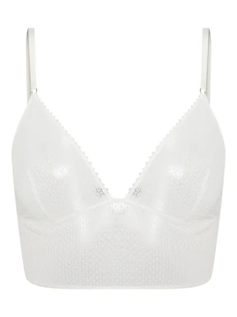 Kiki de Montparnasse triangle-cup crochet bra