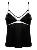 Kiki de Montparnasse Peep Show semi-sheer camisole - Black