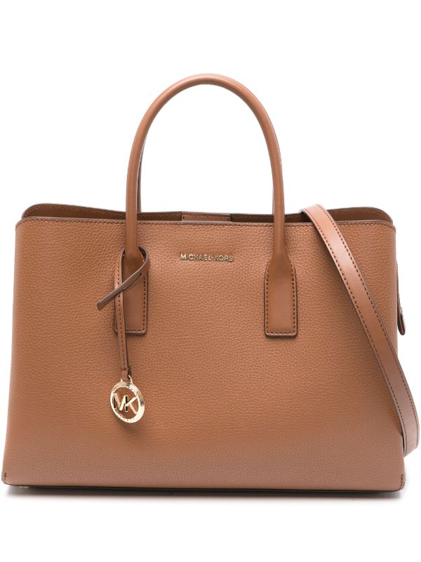 Michael kors large brown tote bag hotsell